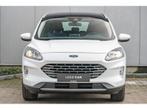 Ford Kuga Titanium PHEV - Panoramisch dak - Camera, Auto's, Ford, Zwart, 4 cilinders, 35 g/km, Wit