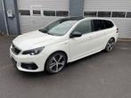 Peugeot 308SW GT-line / 2018 / 37000km / 1.6 benzine / 205PK, Auto's, Voorwielaandrijving, Stof, Wit, Bedrijf