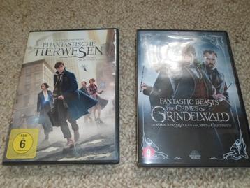 DVD'S Fantastic Beasts 1 + 2 beschikbaar voor biedingen