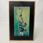 Abstract stilleven van een vaas met bloemen, Antiek en Kunst, Kunst | Schilderijen | Klassiek, Verzenden
