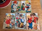 Lot van 5 vintage postkaarten, Verzamelen, Ophalen of Verzenden