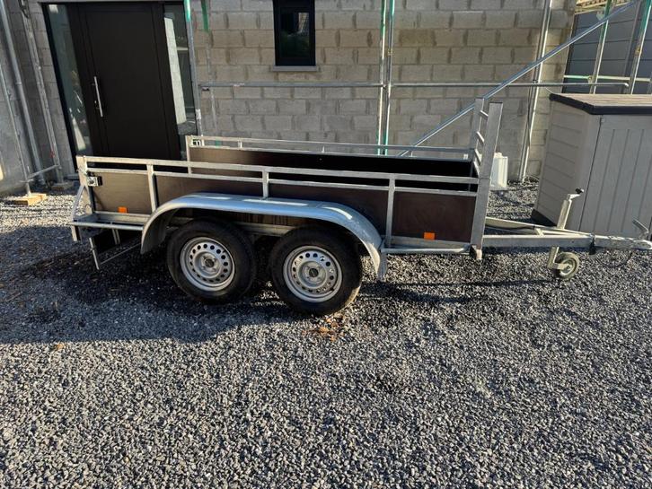 Remorque double essieux, Auto diversen, Aanhangers en Bagagewagens, Zo goed als nieuw, Ophalen