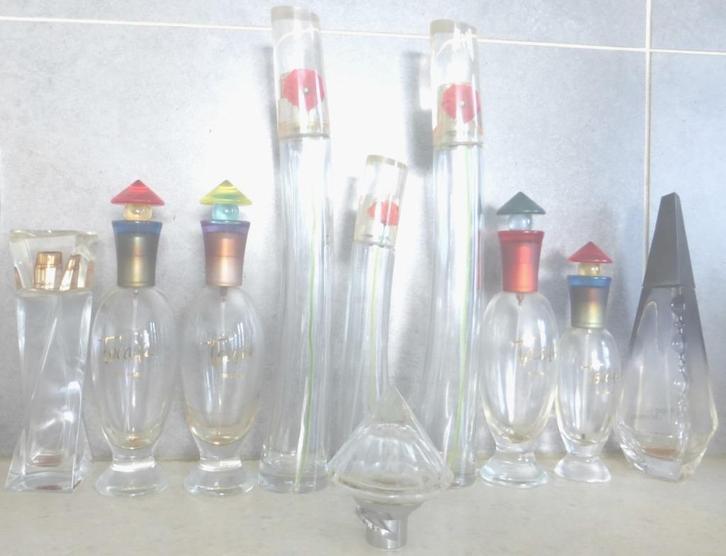 Flacons de parfum - 10 pièces, Collections, Parfums, Comme neuf, Bouteille de parfum, Enlèvement ou Envoi