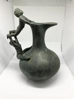Bronzen karaf, replica van een Romeinse vaas, jaren 1890, Antiek en Kunst, Verzenden