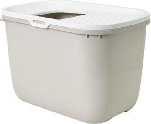 Nieuw Savic Kattentoilet Hop In 38.5x58x39.5cm Wit & Mokka, Dieren en Toebehoren, Kattenbakken, Nieuw, Gesloten, Ophalen of Verzenden