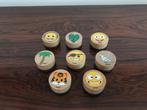 Stempelset Set stempels Emoji dieren planten 3 cm doorsende, Ophalen of Verzenden, Knutselen