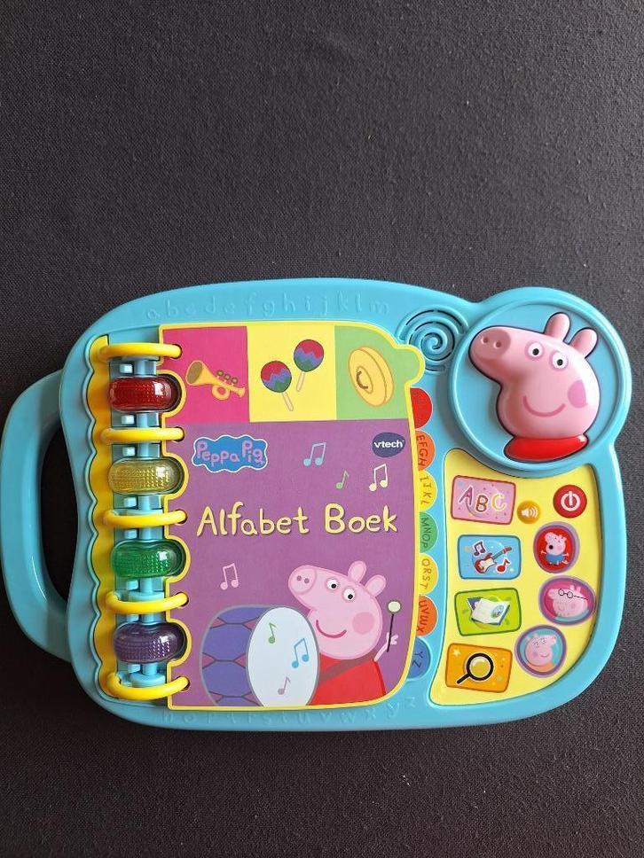 Alfabetboek Peppa Pig, Kinderen en Baby's, Speelgoed | Educatief en Creatief, Gebruikt, Taal en Lezen, Ontdekken, Met licht, Met geluid