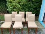 6 chaises, Comme neuf, Tissus, Cinq, Six Chaises ou plus, Enlèvement ou Envoi