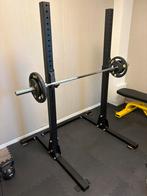 Halterbank + multirek, Sport en Fitness, Ophalen, Gebruikt