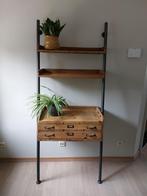 Industriële wandrek mango hout, Huis en Inrichting, Woonaccessoires | Wandplanken en Boekenplanken, Ophalen, Gebruikt
