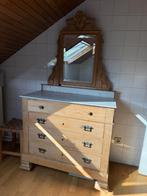 Ladenkast met marmer blad en spiegel, Ophalen