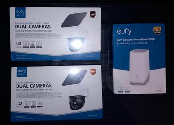 Eufy Security SoloCam S340 - 360° - 2 PACK + Homebase 3