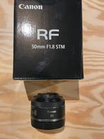 Canon.RF 50mm F1.8 STM, Audio, Tv en Foto, Foto | Lenzen en Objectieven, Ophalen of Verzenden, Zo goed als nieuw, Standaardlens