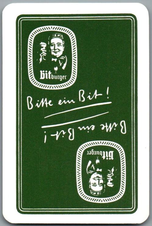 speelkaart - LK11987 - Bitburger, Verzamelen, Speelkaarten, Jokers en Kwartetten, Zo goed als nieuw, Speelkaart(en), Verzenden