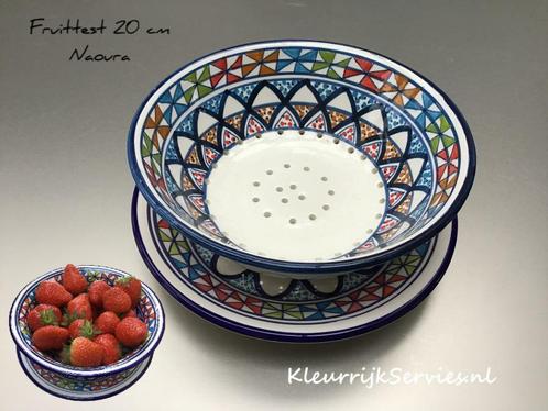 Fruittest, Fruitvergiet, Tunesisch aardewerk, Maison & Meubles, Cuisine | Vaisselle, Neuf, Balance ou Balances, Autres styles