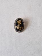 clip broche voor sjaal, Ophalen of Verzenden, Zo goed als nieuw, 4 tot 7 cm, Zwart