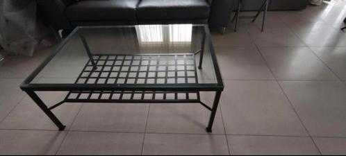 Prachtige smeedijzeren salontafel voor de woonkamer 120x80x5, Huis en Inrichting, Tafels | Salontafels, Ophalen
