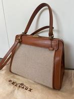 Delvaux cognac illusion met extra canvas cover., Ophalen, Zo goed als nieuw, Handtas