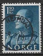Norvège 1958-1960 - Yvert 387 - Roi Olav V (ST), Timbres & Monnaies, Timbres | Europe | Scandinavie, Envoi, Norvège, Affranchi