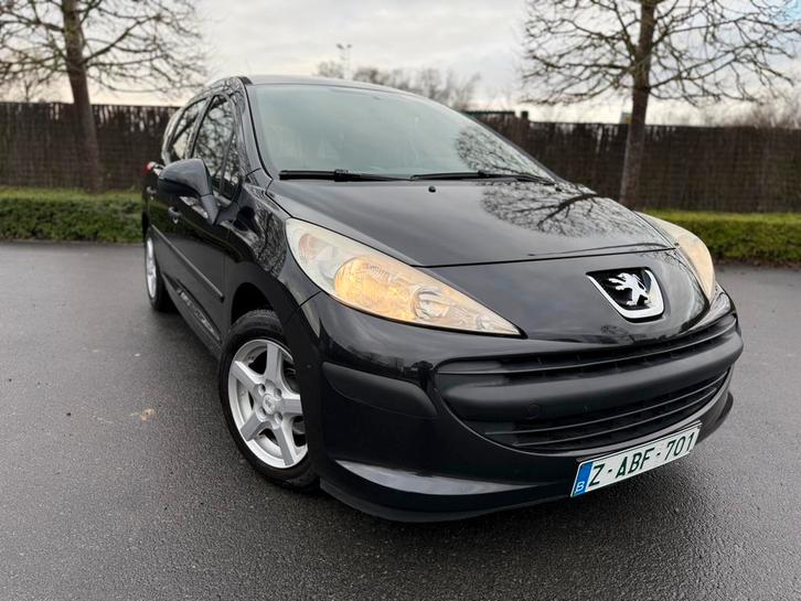 Peugeot 207 SW 1.4 Benzine – 1e eigenaar – Supernet, Auto's, Peugeot, Particulier, Benzine, Euro 4, Zwart, Ophalen
