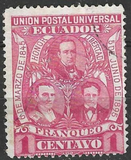 Ecuador 1849 - Yvert 69 - Liberale staatsgreep  (ST), Postzegels en Munten, Postzegels | Amerika, Gestempeld, Verzenden