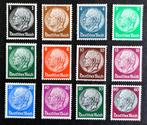 Dt.Reich: 12X Hindenburg medaillon zegels 1933, Postzegels en Munten, Postzegels | Europa | Duitsland, Overige periodes, Ophalen of Verzenden