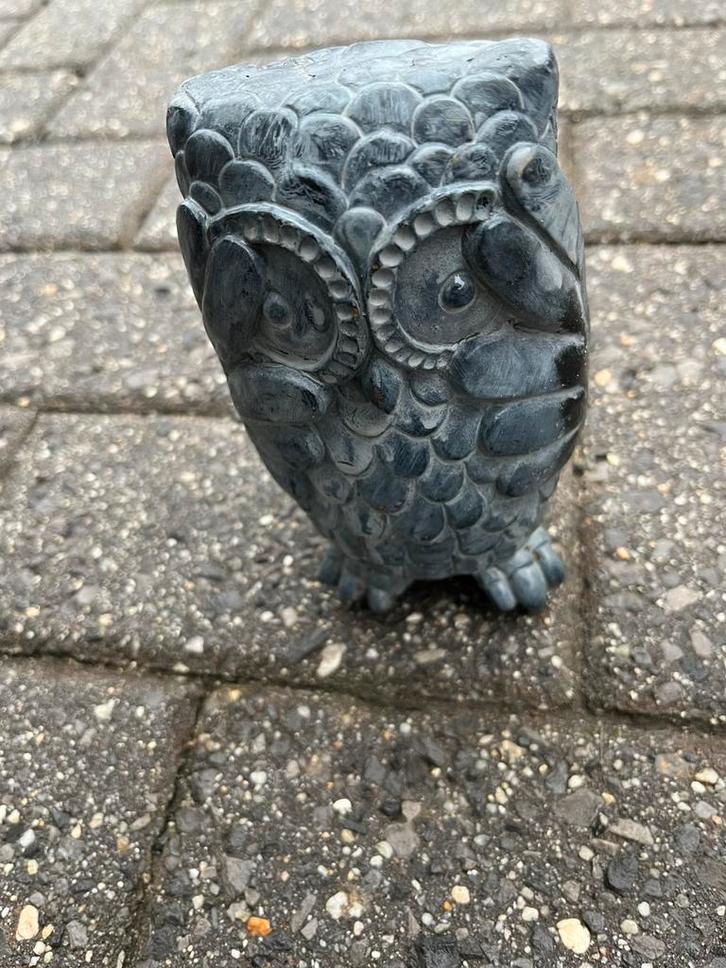 Leuke stenen / granieten? Mooie uil, Tuin en Terras, Tuinbeelden, Zo goed als nieuw, Ophalen of Verzenden