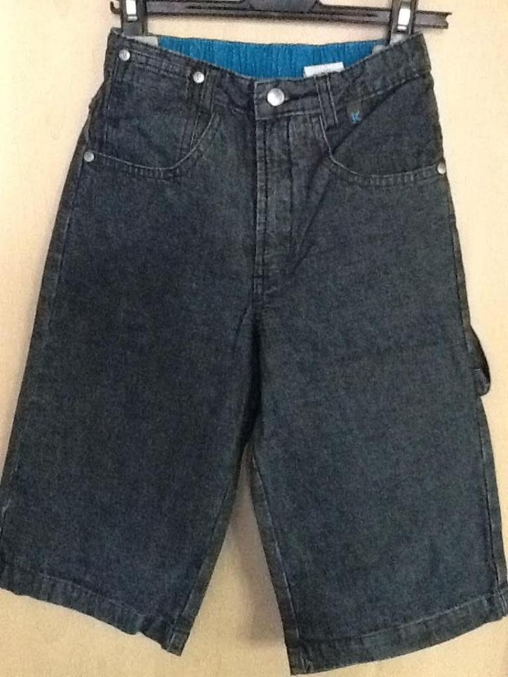 Jeansbermuda KENZO en APPROVED maat 128 en maat 140 Jongen., Kinderen en Baby's, Kinderkleding | Maat 152, Zo goed als nieuw, Jongen