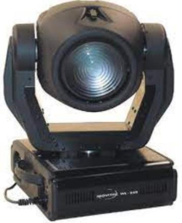 4x Movitec WL250 washlight moving head + flightcase