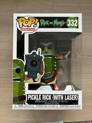  Funko POP!: Rick and Morty - Pickle Rick with Laser #332