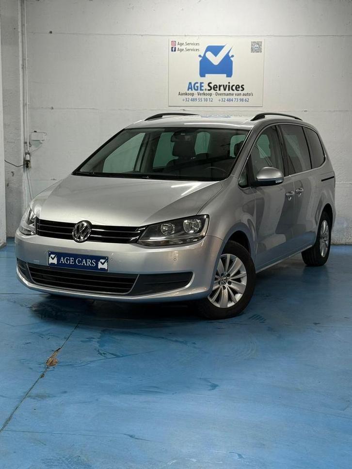 Volkswagen Sharan 1.4 TSI BENZINE 7 ZITPLAATSEN, Auto's, Volkswagen, Bedrijf, Te koop, Sharan, ABS, Adaptieve lichten, Adaptive Cruise Control