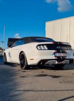 Ford Mustang Cabrio 2.3 EcoBoost met V8-SOUND!, Auto's, Ford, USB, 4 zetels, Achterwielaandrijving, Euro 6