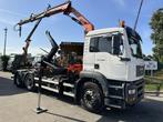 MAN TGA 33.360 6x4 HAAKSYSTEEM + KRAAN PALFINGER PK 15002 -, Auto's, Achterwielaandrijving, Overige kleuren, MAN, Bedrijf