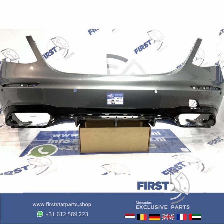 W213 E63 E63S AMG ACHTERBUMPER + DIFFUSER Mercedes E Klasse, Auto-onderdelen, Carrosserie, Bumper, Mercedes-Benz, Achter, Gebruikt
