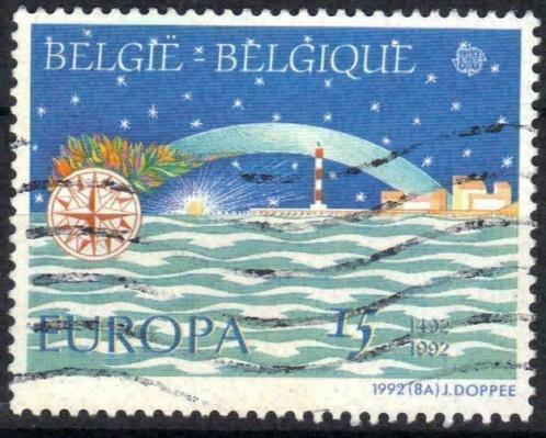 Belgie 1992 - Yvert/OBP 2454 - Europa - Columbus (ST), Postzegels en Munten, Postzegels | Europa | België, Gestempeld, Europa
