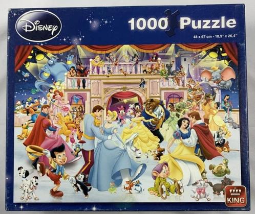 Disney King Puzzel 1000 st Holiday On Ice schaatsen compleet, Hobby en Vrije tijd, Denksport en Puzzels, Zo goed als nieuw, Verzenden