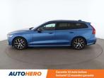 Volvo V60 2.0 T8 Plug-in Hybrid R-Design AWD (bj 2019), Auto's, Automaat, 1969 cc, Blauw, Leder