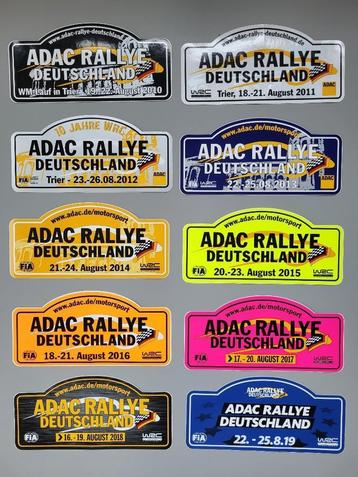 Stickers rally Duitsland 