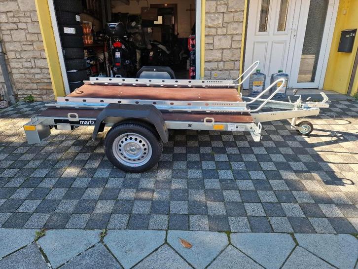 Nouvelle remorque 750kg pour 2 motos, Auto diversen, Aanhangers en Bagagewagens, Nieuw, Ophalen