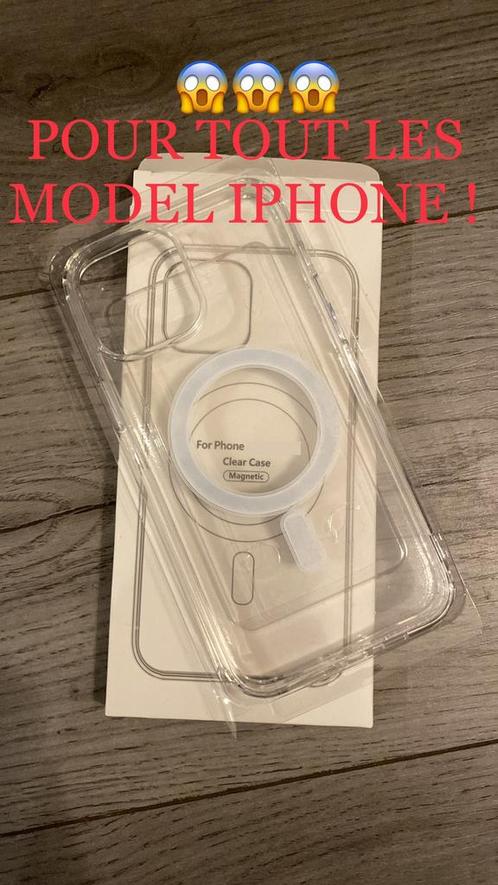 Coque iPhone MagSafe TOUT iPhone - NEUVE / Recharge sans fil, Telecommunicatie, Mobiele telefoons | Hoesjes en Screenprotectors | Apple iPhone