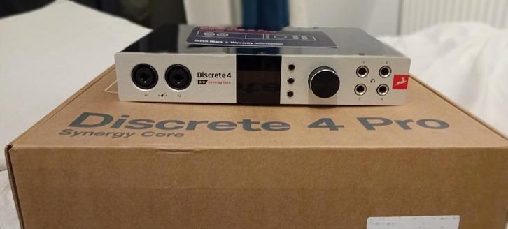 Antelope Discrete 4 pro incl FX bundle en Bitwig DAW, Audio, Tv en Foto, Professionele apparaten, Zo goed als nieuw, Audio, Ophalen