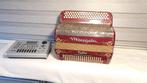 Accordéon Maugein met ingebouwde midi, Muziek en Instrumenten, Accordeons, Zo goed als nieuw, Knopaccordeon, 120-bas, Met riemen