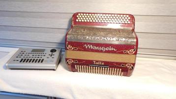 Accordéon Maugein avec MIDI intégré, Musique & Instruments, Autres marques, Avec valise, Comme neuf, Enlèvement