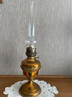 Antiek koperen olielamp, Ophalen