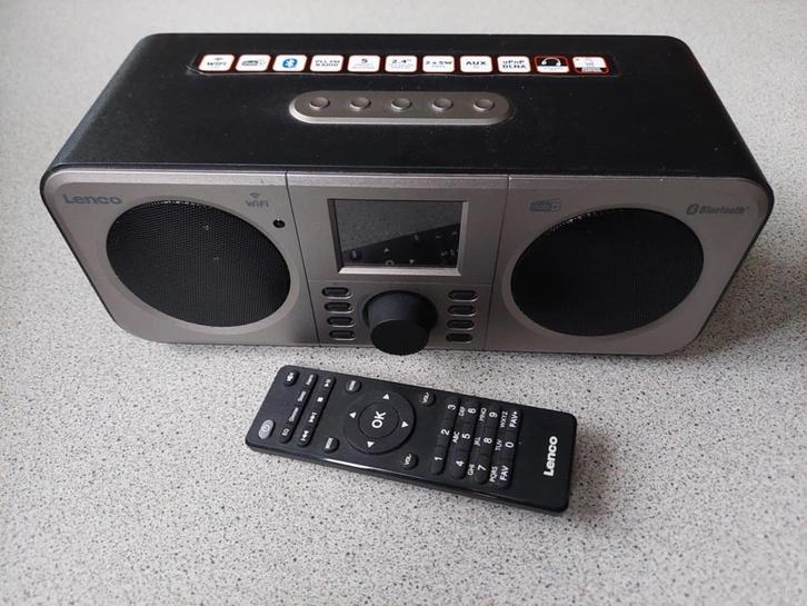 LENCO DIR-140BK (V2), Audio, Tv en Foto, Radio's, Zo goed als nieuw, Radio, Ophalen of Verzenden