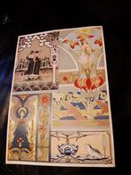 Bord met illustraties uit 1903 in Art Nouveau-stijl, Antiek en Kunst, Ophalen of Verzenden