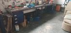 2 stevig metalen werkbanken, Doe-het-zelf en Bouw, Ophalen, Gebruikt