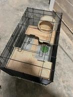 Ruime hamsterkooi met accessoires, Dieren en Toebehoren, Ophalen, Zo goed als nieuw, Kooi, Hamster