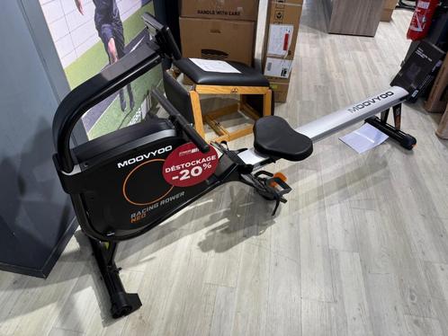 Moovyoo Racing Rower Neo Rower, Sport en Fitness, Fitnessapparatuur, Zo goed als nieuw, Roeitrainer, Armen, Benen, Buik, Rug, Aluminium