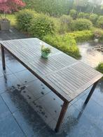 Teak tuintafel, Tuin en Terras, Tuintafels, Ophalen, Gebruikt, Rechthoekig, Hout